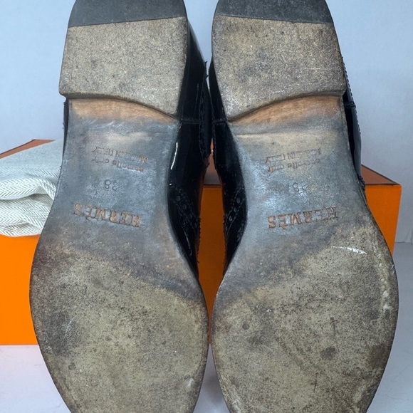 Vintage Hermes Brighton Boots Chelsea Ankle Boots Size 38. main image 9
